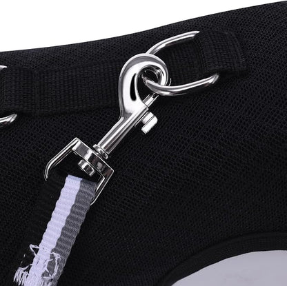 Kitty Harness and Leash for Walking Escape Proof Breathable Mesh Fabric - Image 7
