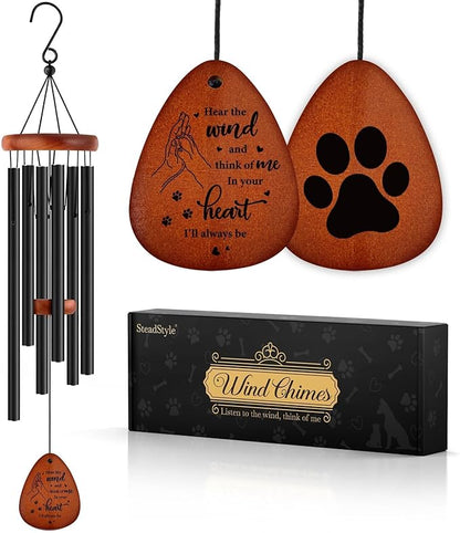 SteadStyle Pet Memorial Gifts for Dogs, Dog Memorial, Pet Memorial Wind Chime by SteadStyle