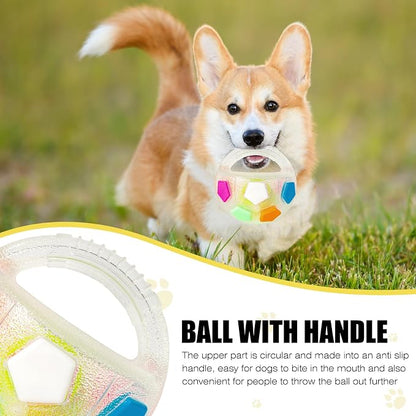 Dog Toy Ball with Handle, Toss and Fetch Play, Interactive Ball - Image 5