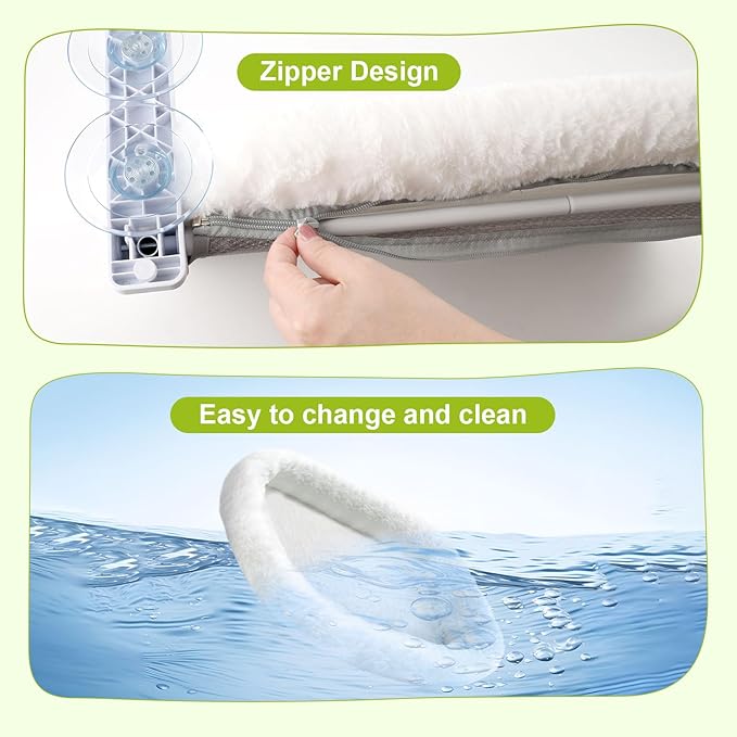 Cat Window Perch, Cordless Cat Hammock, Foldable Cats Window Bed - Image 6