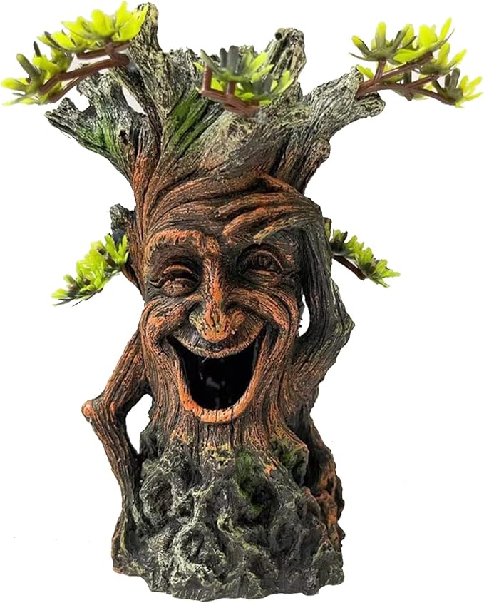Tfwadmx Fish Tank Tree Trunk Decoration Aquarium Statue Hollow Stump Root by Tfwadmx