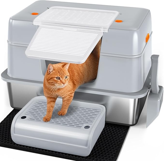 Vivifying Stainless Steel Litter Box by Vivifying