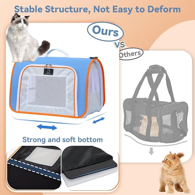 A 4 Pet Cat Carrier, Airline Approved Pet Carrier - Image 4