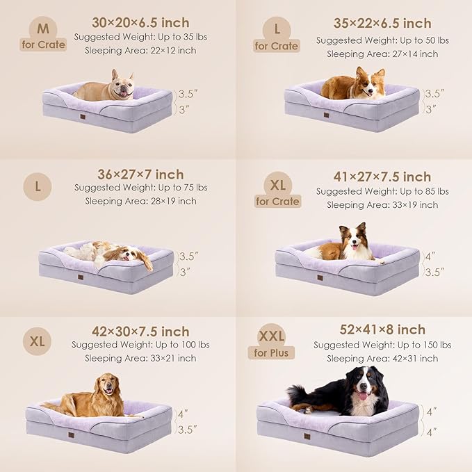 EHEYCIGA Orthopedic XXL Dog Bed - Image 5