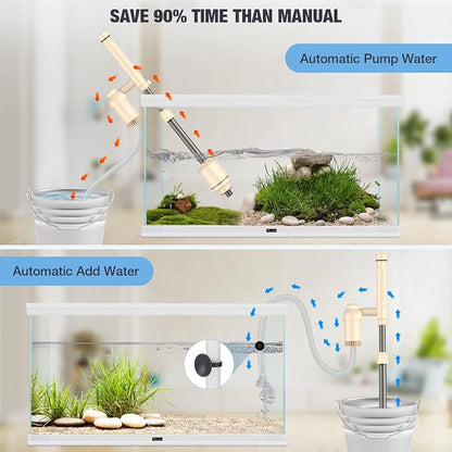 AKKEE Aquarium Vacuum Gravel Cleaner: 18W Gravel Vacuum - Image 4