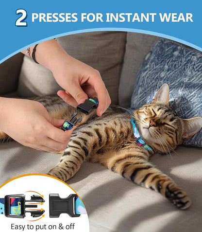 Halypet Cat Harness and Leash Set, Escape Proof Cat Harness, Safe Kitten Harness - Image 8