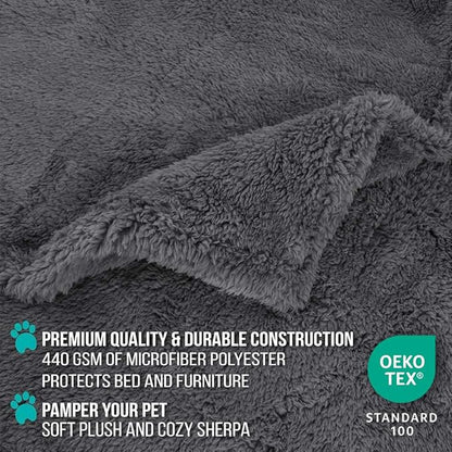 PetAmi Fluffy Waterproof Dog Blanket - Image 4