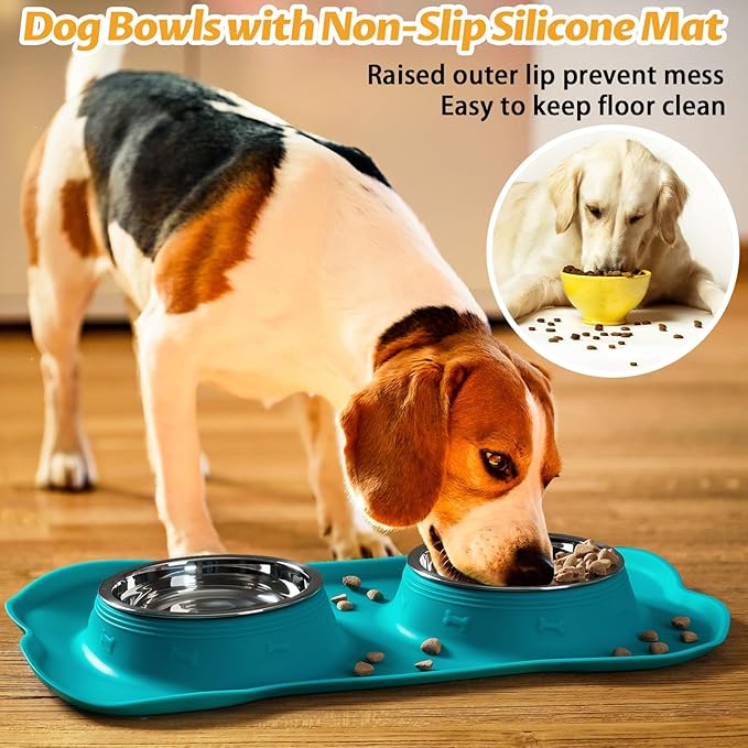 Hubulk Pet Dog Bowls 2 Stainless Steel Dog Bowl - Image 6