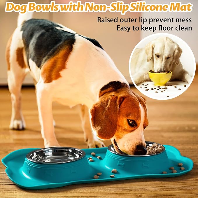 Hubulk Pet Dog Bowls 2 Stainless Steel Dog Bowl - Image 6