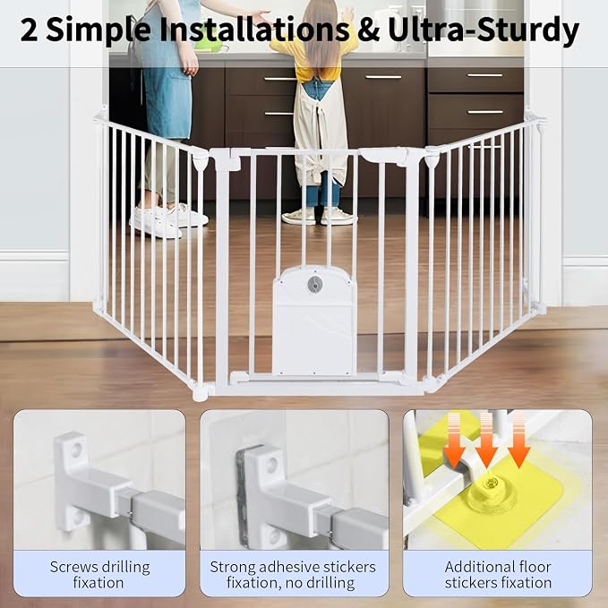 81.11" Extra Wide Baby Gate - Image 6