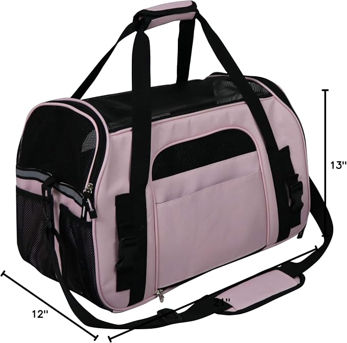 EliteField Soft Pet Carrier Soft Sided Dog Puppy Cat Carrier Travel Bag - Image 8
