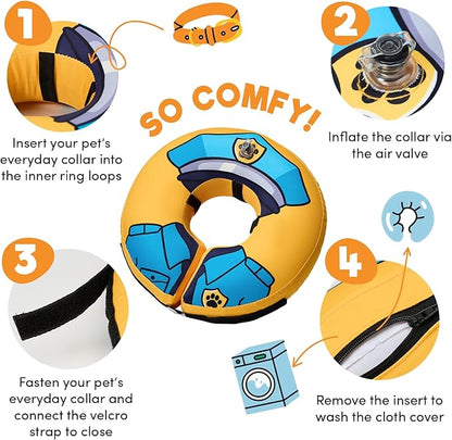 BENCMATE Inflatable Dog Cone Collar Alternative, Soft Dog Cone - Image 2