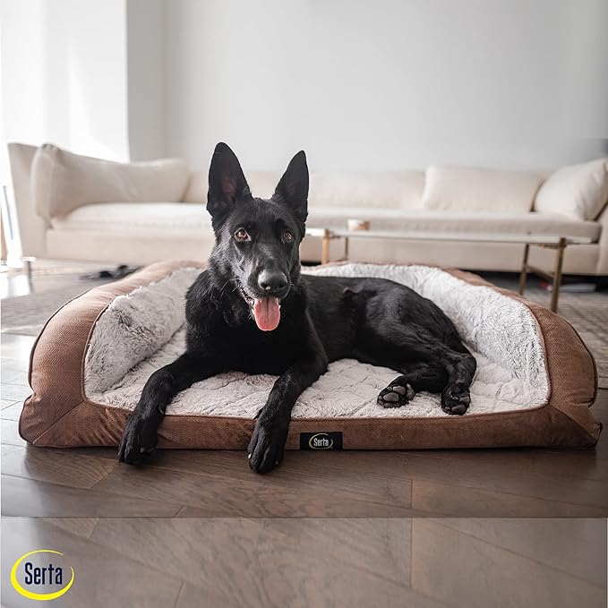 Serta Orthopedic Quilted Couch Dog Bed - Image 5