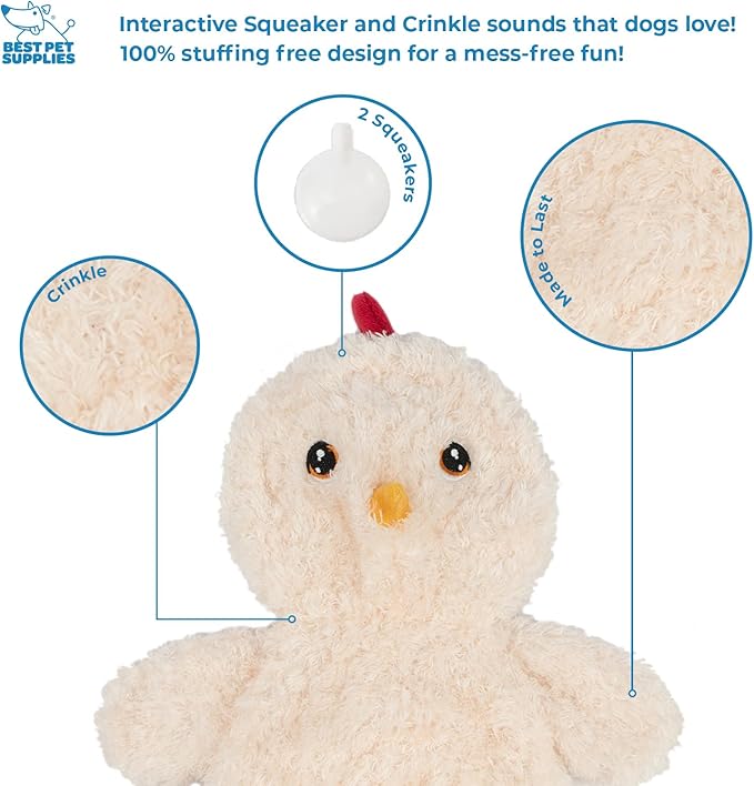 Best Pet Supplies Interactive Squeaky Dog Chew Toy, Ideal Dog Toys - Image 2