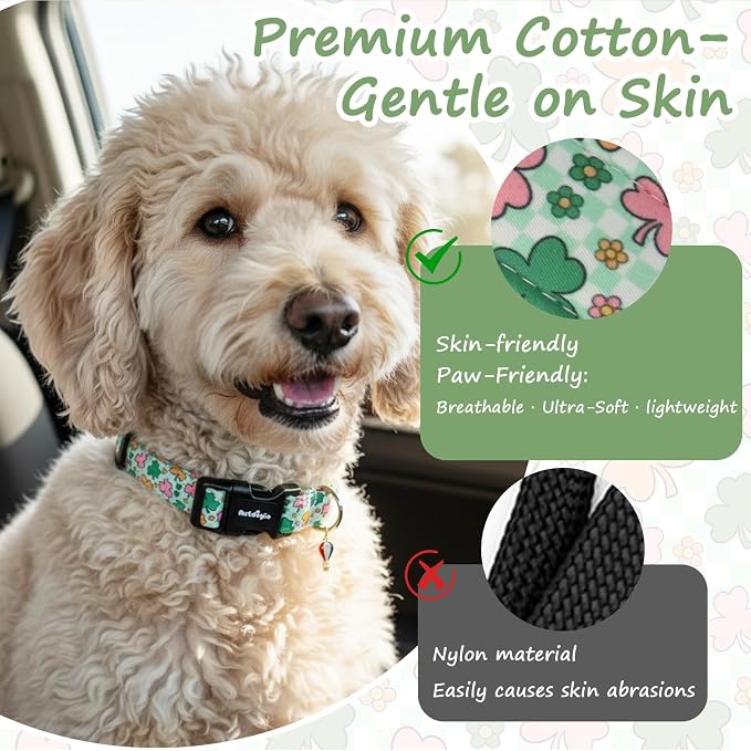 St. Patrick's Day Dog Collar, Puppy Collar - Image 4