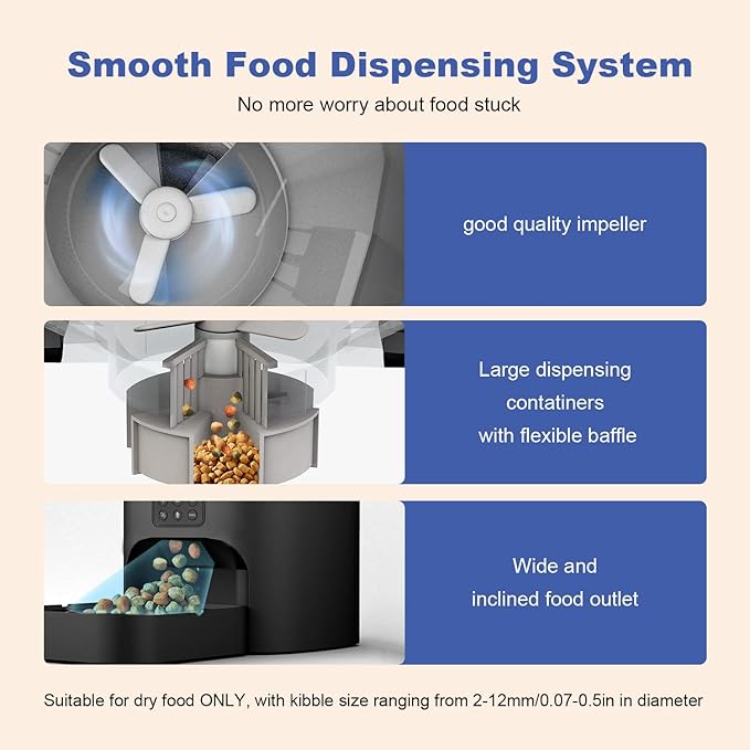 Automatic Cat Feeder, Cat Food Dispenser - Image 6