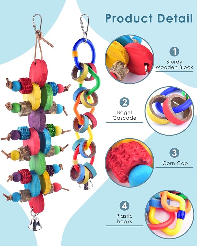 Bissap 2 PCS Bird Chew Toys - Image 3