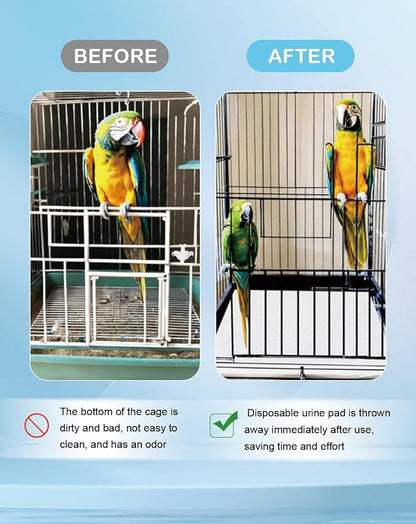 Disposable Bird Cage Liner Birds Cage Liners Super Absorbent Birdcage Liners - Image 4