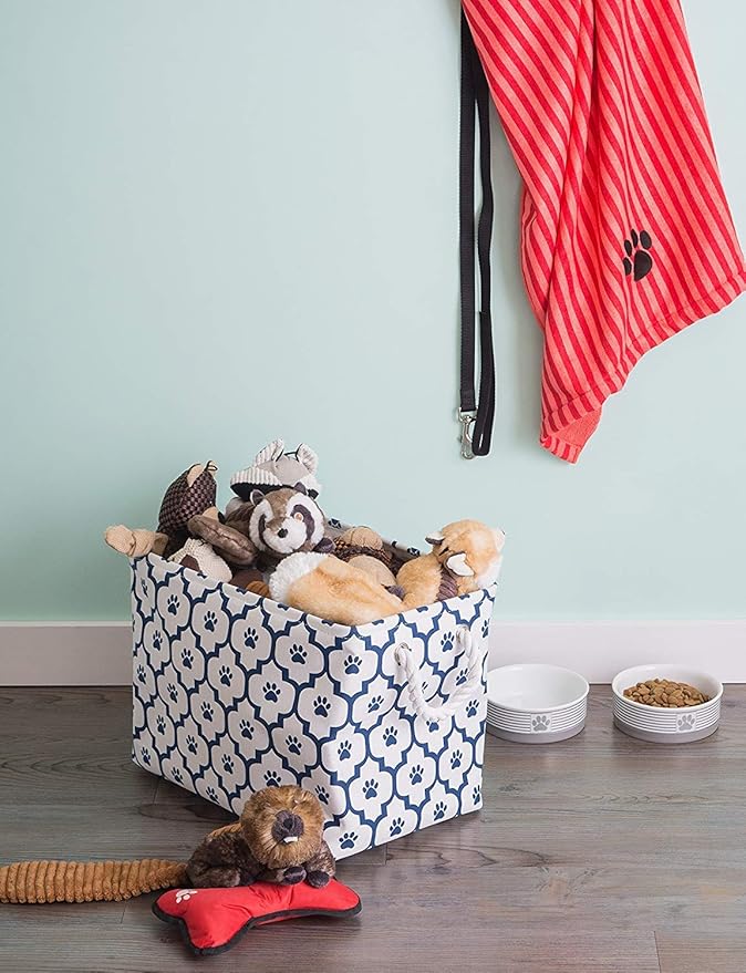Bone Dry Pet Storage Collection Lattice Paw Print, Small Rectangle - Image 5