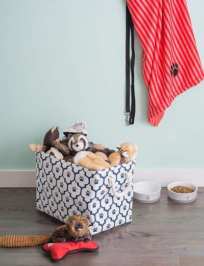 Bone Dry Pet Storage Collection Lattice Paw Print, Small Rectangle - Image 5