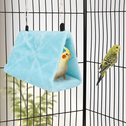 Wontee Bird Nest House Warm Bird Bed Hanging Hammock Snuggle Hut - Image 4