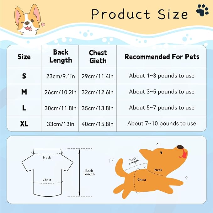 4Pcs Dog & Cat Shirts - Image 4
