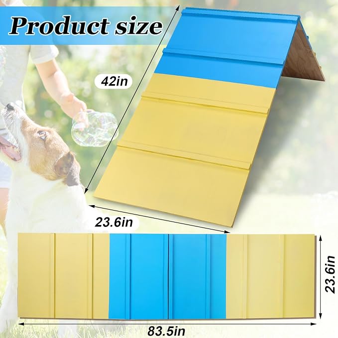 Spiareal Dog Agility Equipment 83.5 x 23.6 Inch Agility A-Frame Agility - Image 2