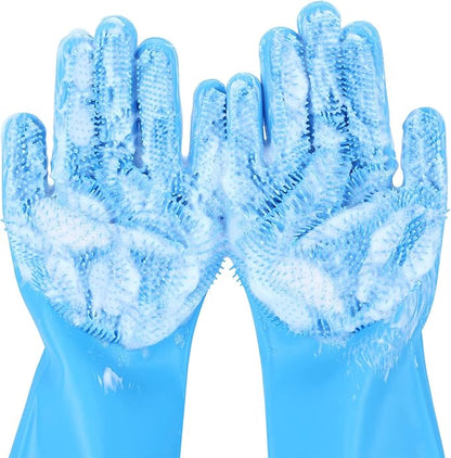 Pecute Pet Grooming Gloves by pecute