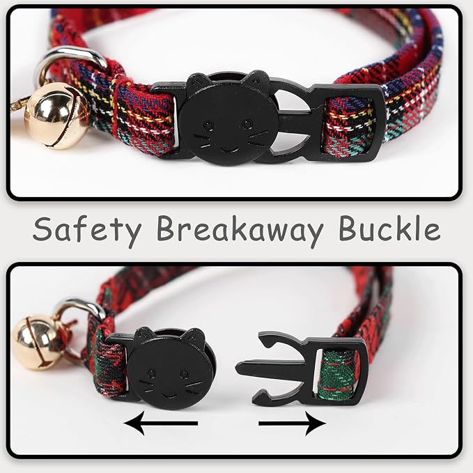 Unique style paws 2 Pack Christmas Kitten Collar Breakaway - Image 4
