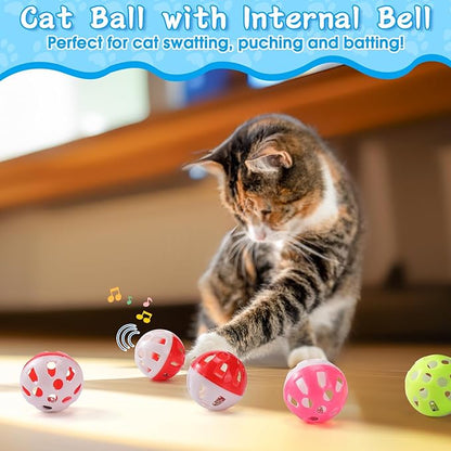 Mity rain Cat Ball Pit with Balls Included, Interactive Cat Toy - Image 5