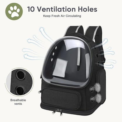 Breathable Cat Backpack Carrier, Large Space Cat Bubble Backpack - Image 3