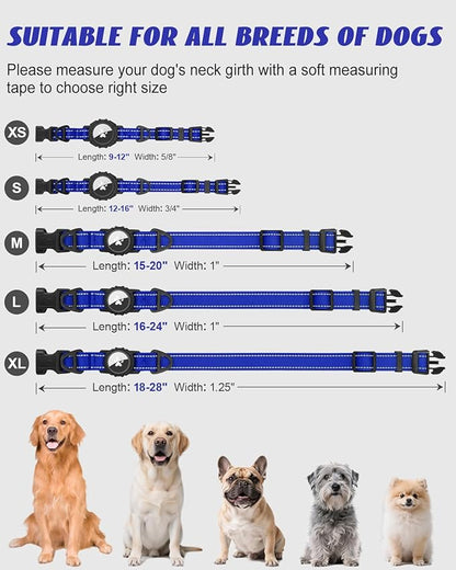 Joytale Airtag Dog Collar, Reflective Pet Collar - Image 6