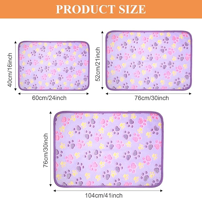 Tatuo 4 Pcs Dog Blanket for Pet Cat Blankets Indoor Puppy Teething Stuff Toys - Image 6