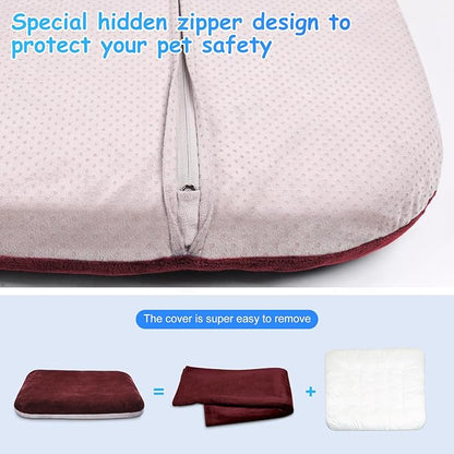 Magic Dog Super Soft Medium Dog Bed, 32 Inch Orthopedic Foam Pet Bed - Image 5