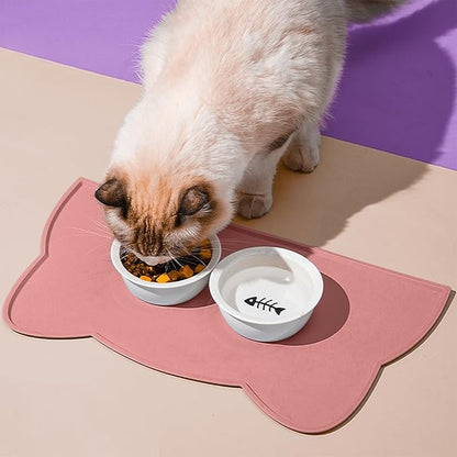 Cat Food Mat, Silicone Pet Feeding Mat - Image 2