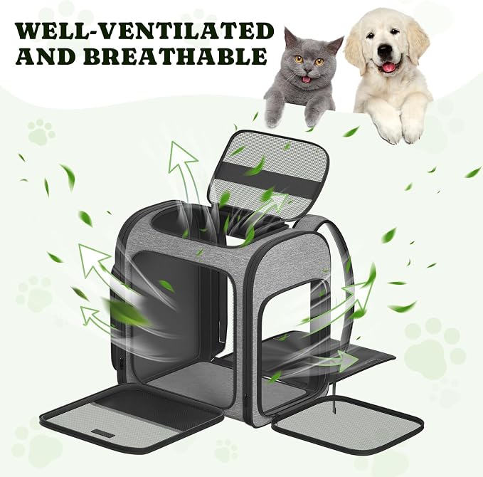 Pawtners Dog Backpack Carrier Large Pet Carrier Backpack - Image 6