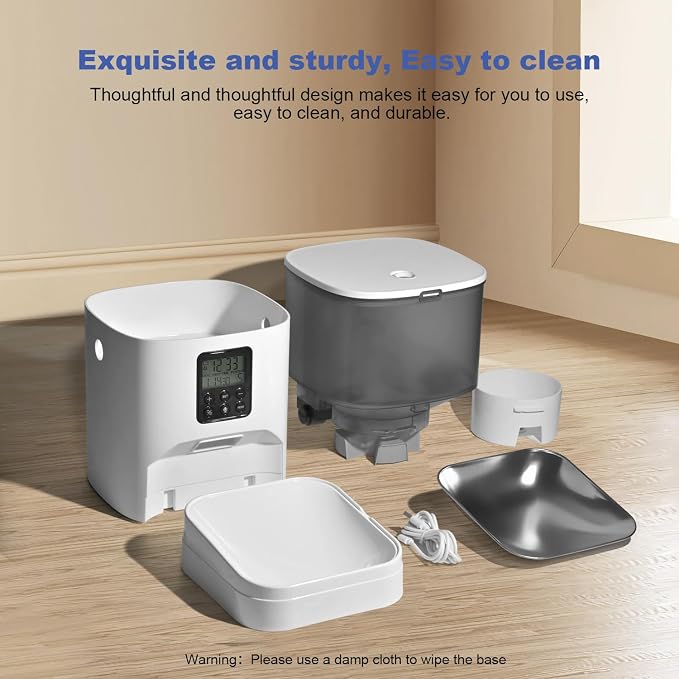 Automatic Cat Feeder, 4L Cat Food Dispenser - Image 5