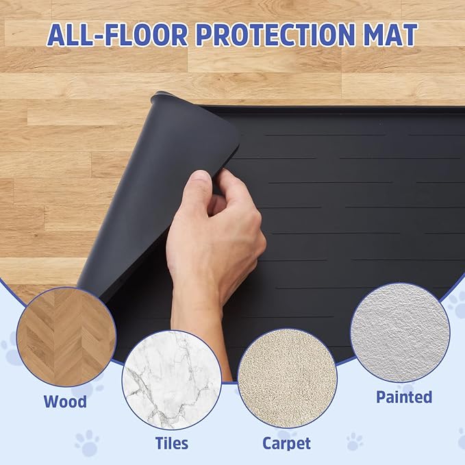 Large Dog Mats for Food and Water - Image 7