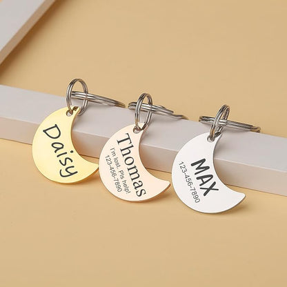 Anavia Personalized Pet ID Tags, Stainless Steel Glossy Laser Engraved Dog Cat - Image 8