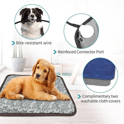 Cat Heating Pad Round with Smart Thermostat Switch and Power Line Protection - Image 5