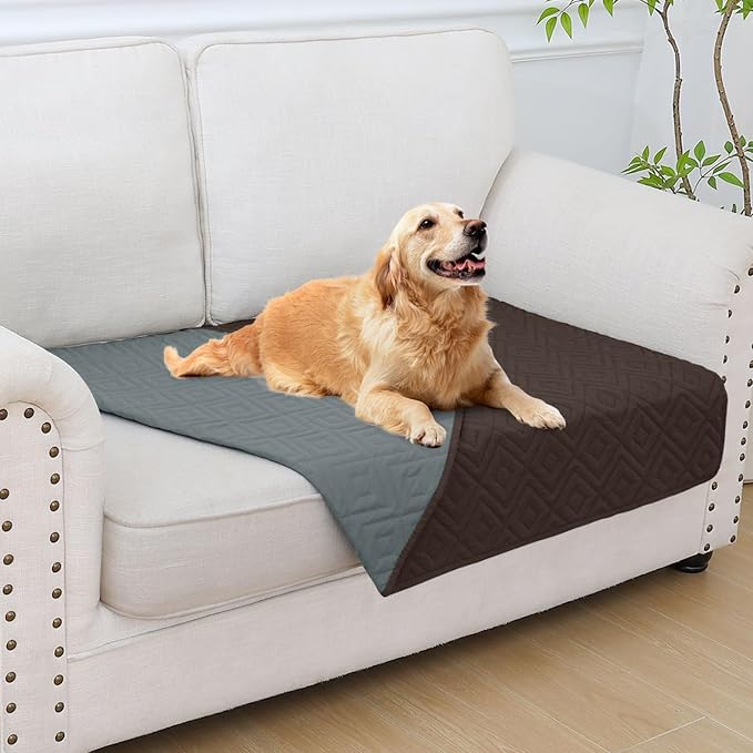 hyha Waterproof Dog Blanket, Soft Pet Bed Blankets, Waterproof Sofa Couch Cover by hyha