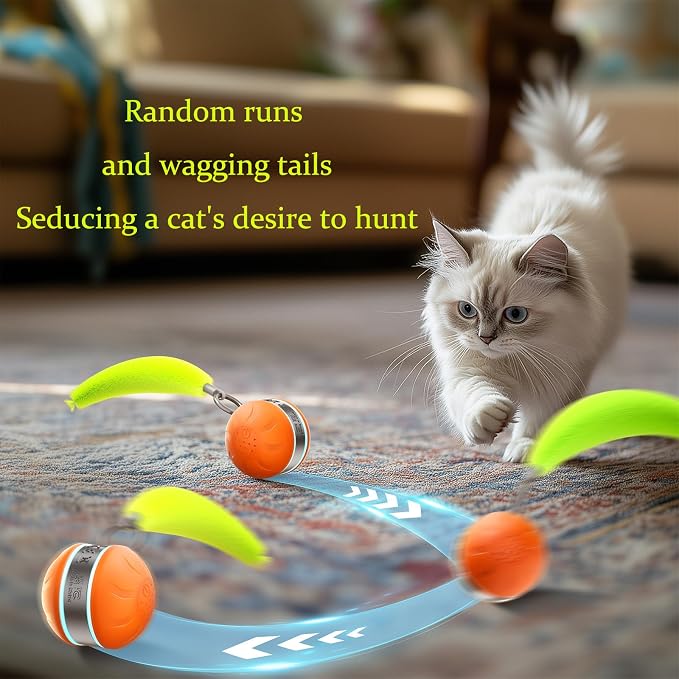 Interactive Cat Toy Ball Automatic Interactive Cat Toys - Image 4