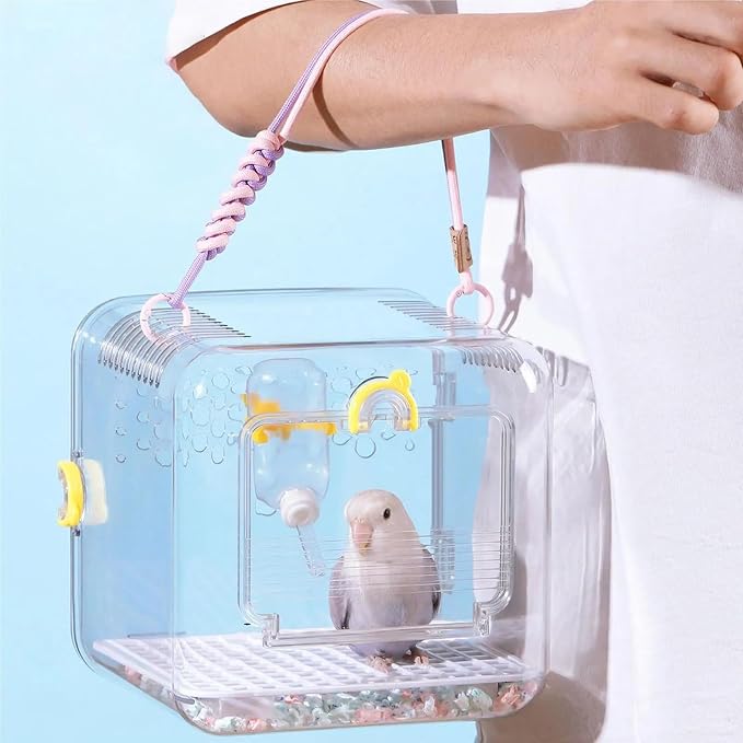Portable Bird Travel Carrier Cage - Image 3