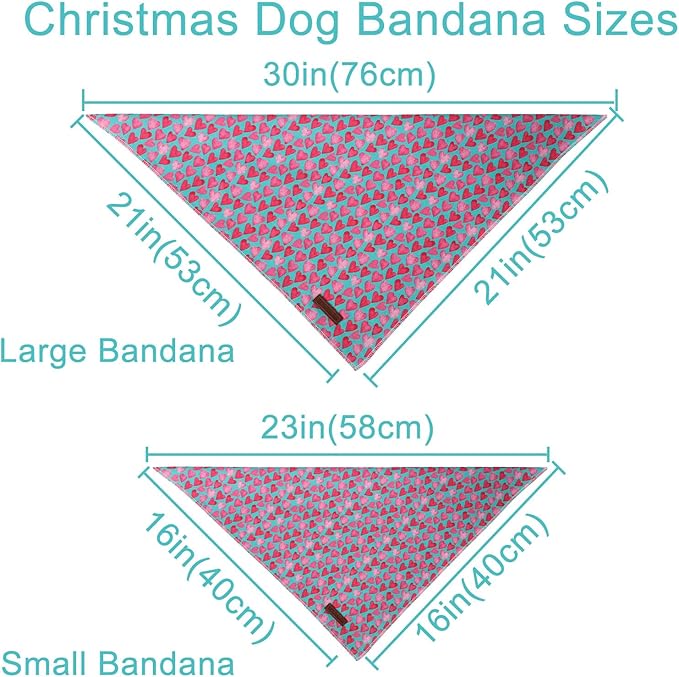 Valentine Dog Bandana - Image 5
