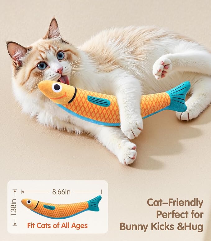 PetBusy Cat Toys with Interactive Soft Chew Kicker Cat Toys - Image 4