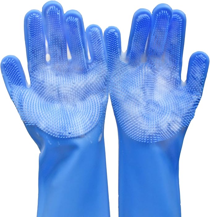Pet Grooming Gloves, Dog Washing Gloves by Yintoper