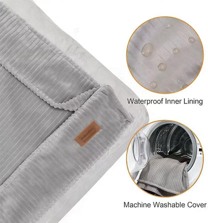 FUKUMARU 5.5-Inch Thick Dog Bed Mat, Washable Cat Bed - Image 4