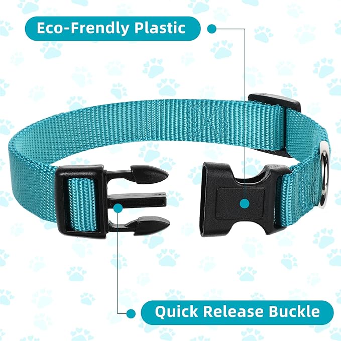 Amylove 27 Pcs Dog Collar Bulk Adjustable Nylon Puppy Collar - Image 4