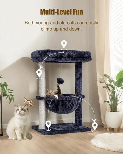 SYANDLVY Small Cat Tree for Indoor Cats, Activity Cat Tower - Image 2