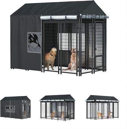 Outdoor Dog Kennel Cover by LYBOSH